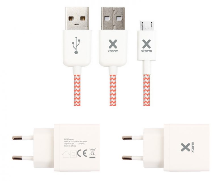 Micro usb кабель и адаптер питания Xtorm